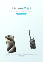 BAOFENG New Walkie Talkie 2PCS 5R Mini 5W Radio walkier talkie BT Dual PTT Transmission AM Aviation Reception Mini Case Radio