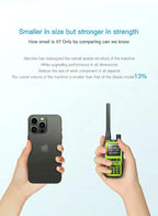 BAOFENG New Walkie Talkie 2PCS 5R Mini 5W Radio walkier talkie BT Dual PTT Transmission AM Aviation Reception Mini Case Radio