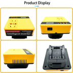 120W Lithium Battery Inverter DC 18V-21V To AC 220V for Makita Smart Transformer Outdoor Work Inverter