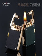 CHIEF Kerosene Lighter Light Luxury Rocker Ejection Ignition Mechanical Personalized Men's Business Gift Collectible
