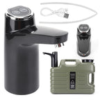 11L Large Water Tank Outdoor Water Bin with Faucet & USB Rechargeable Electric Water Pump Water Tank Cover for Camping Fishing