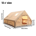 Inflatable Tents For Adult Camping, Luxury Camping Tents, Inflatable Tents With Stove Plug, 4/6/8 Person Family Camping Inflatab