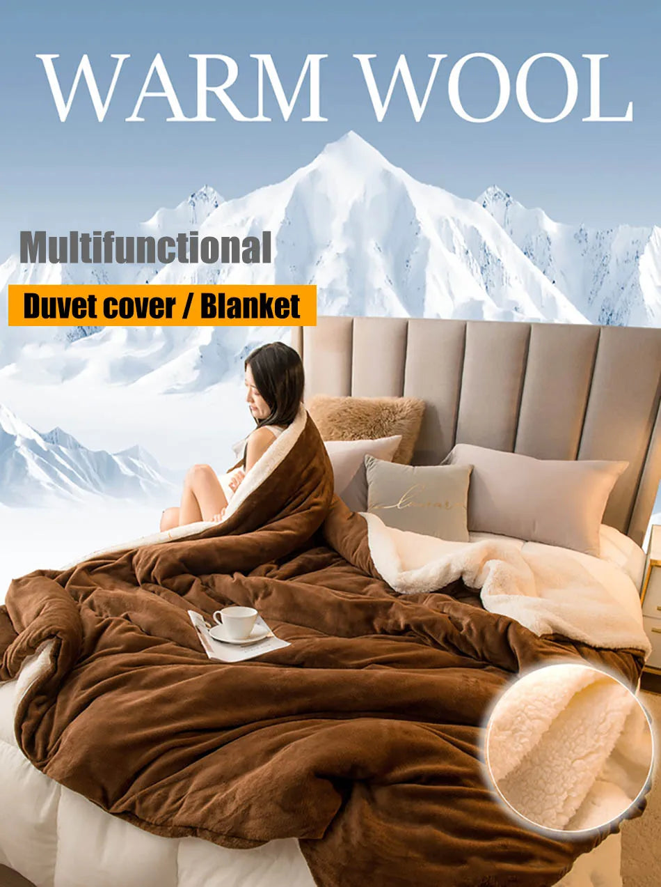 Winter Bed Blankets Solid Color Fleece Blankets Throws Adult Thick Warm Sofa Winter Blanket Super Soft Warm Duvet Cover Luxury