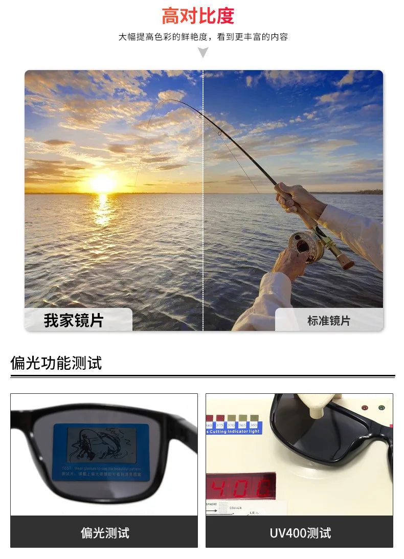 Okuma polarized sunglasses UV400 for men and women outdoor hunting, fishing, driving bicycles, sunglasses optional box