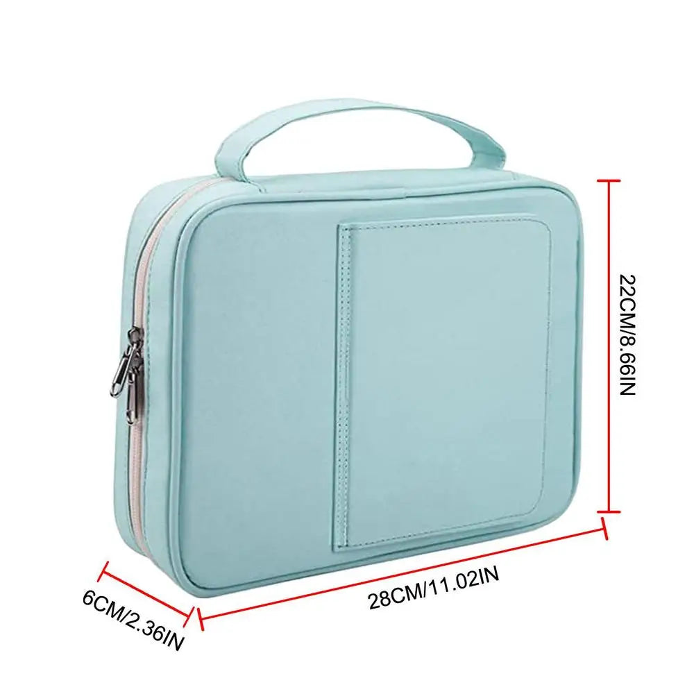 Large Bible Cover Book Holy Cover Case Carry Bag Waterproof Storage Bag Multiple Pockets Church Bag With Handle To Hold Pen Book