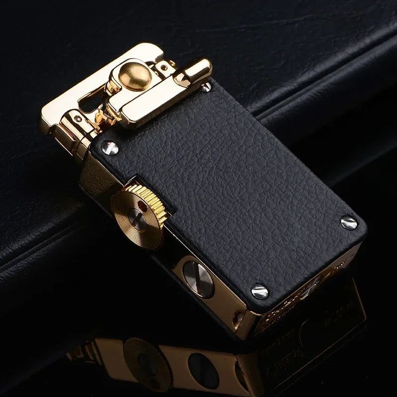 CHIEF Kerosene Lighter Light Luxury Rocker Ejection Ignition Mechanical Personalized Men's Business Gift Collectible