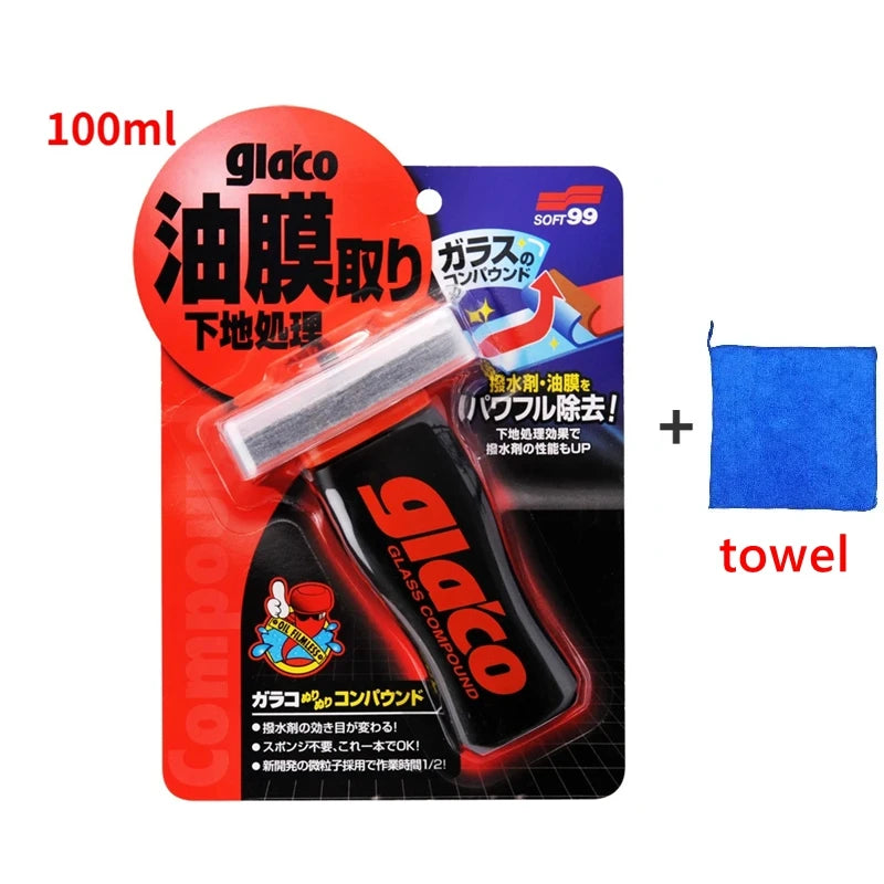 100ml Soft99 Car Windshield Oil Film Removal Rain Repellent JDM Ultra Glaco Car Glass Antirain Coating Anti-rain for Car Glass