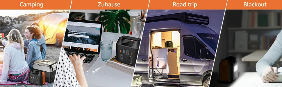 Portable Power Station 300W/150W Solar Generator Power Bank 110V/230V AC/DC/USB/USB C LiFePO4 Battery Pack For Camping CPAP RV