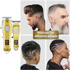 Hair Clippers for Men Professional, Barber Clippers and Trimmers Set, Cordless Hair Clippers for Hair Cutting Kit