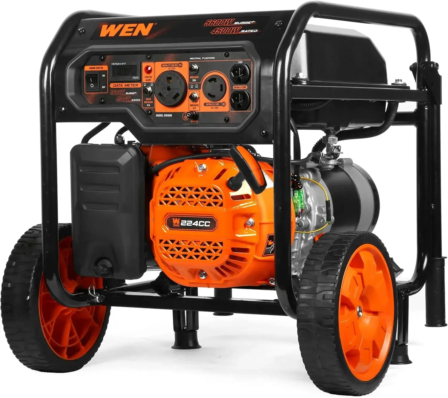 [XMSJ-Limited Stock, Buy Now!]5600-Watt 224cc Portable RV-Ready (GN5600)