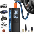 Car Air Compressor Super Fast Electric Tyre Inflator Pump With LED Lamp For Motorcycle Bicycle Tire Portable Inflatable Pump