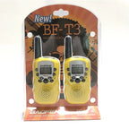 2PCS Baofeng BF-T3 Mini Walkie Talkie Children Toy Gift Kids Amateur Radio UHF 22 Channels Handheld Two Way Radio For Boys Girls