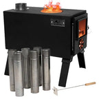 Camping Wood Stove Outdoor Wood Burner Home Use Wood Firing Stoves Portable Wood Burning Stove Winter Camping Accessories