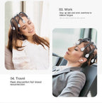 Octopus Claw Eight Claw Massager USB Charging Therapeutic Scratch Pad Electric Head Massager Therapeutic Electric Scalp Massager