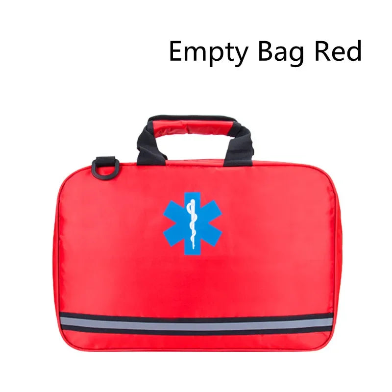 Comprehensive Premium First Aid Kit Labeled Compartments Trauma Kits with Shoulder Strap Medical Kits Large Emergencies