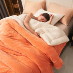 Super Soft Imitation Lambswool Blanket Autumn Winter Double Queen Blankets High Quality Comfortable Milk Fleece Sofa Blanket
