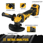 DEWALT DCG409 125mm Flat Head Angle Grinder Bare Machine Tool Cutting Machine 20v grinder  Brushless Tools