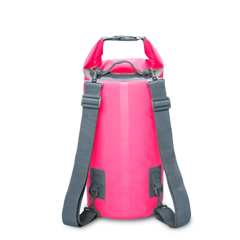5/10/15/20/30L Waterproof Dry Bags PVC Folating Backpack For Kayaking Boating Swimming Rafting Beach Outdoor Sports Bag
