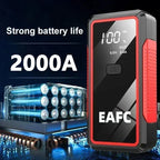 Hot 2000A/1200A Portable Car Jump Starter Power Bank Car Booster Charger 12V Starting Device Petrol Diesel Car Emergency Booster