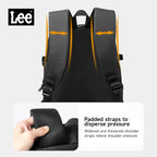LEE Large Capacity Travel 15.6 Inch Laptop Backpack for Man Women's Waterproof Casual Nylon Teenagers College School Bag Male