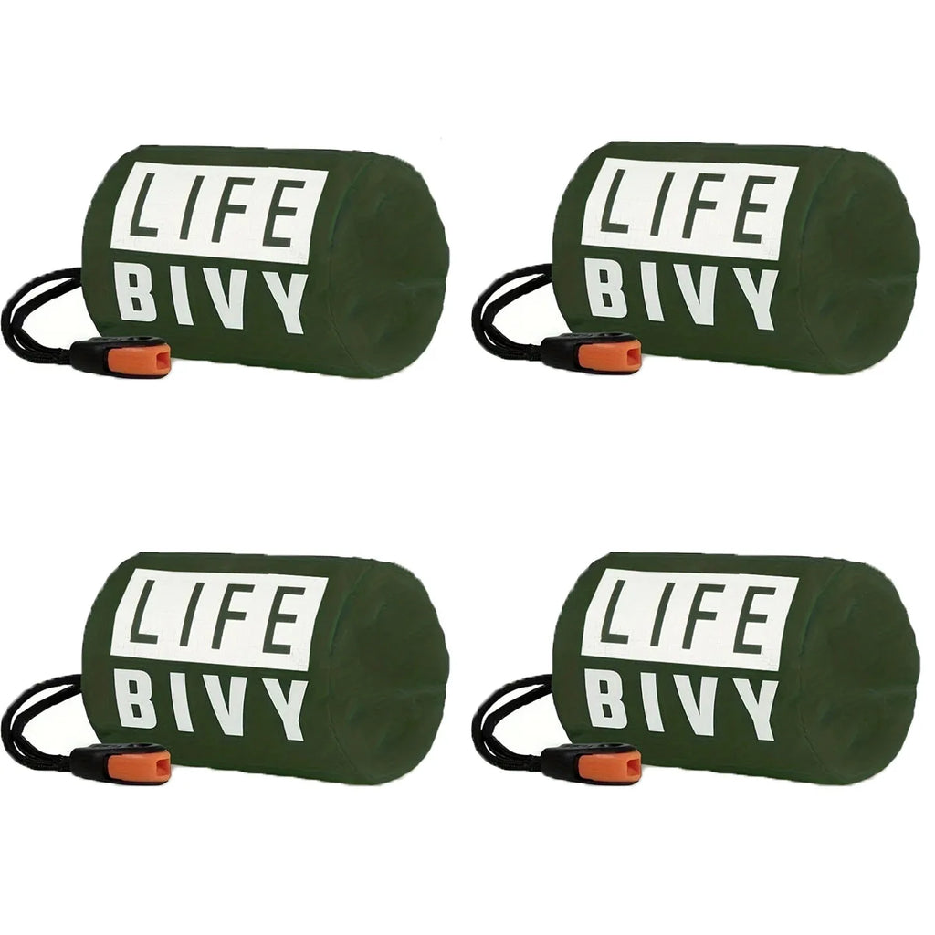 Emergency survival Sleeping bag Warm Bivy - Used as emergency Bivy bag, survival sleeping bag, Mylar emergency blanket