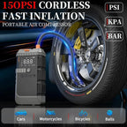 Car Jump Starter with Air Pump 3000A Peak Starter Box 150PSI Digital Tire Inflator Car Battery Jump Starter With Air Compressor