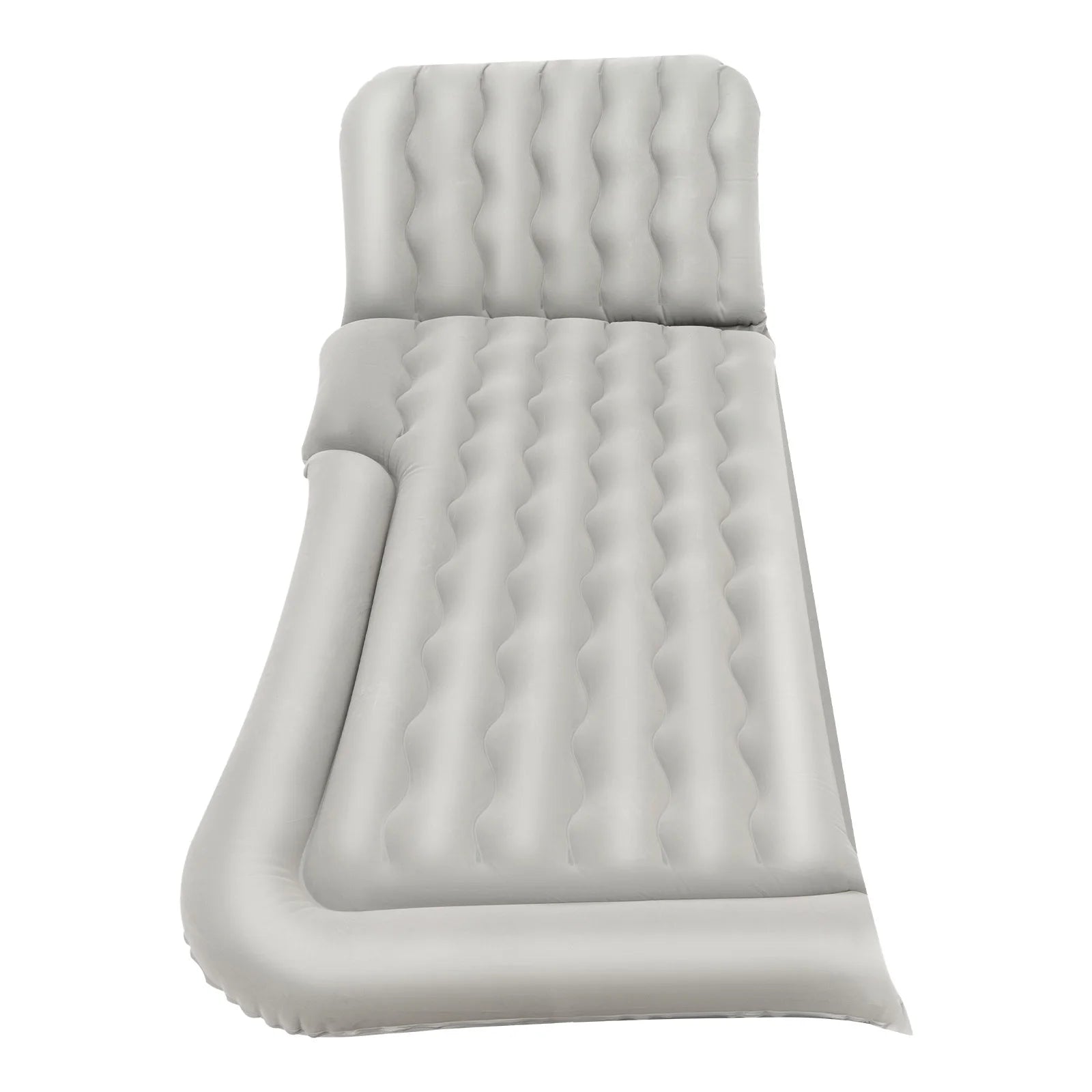 Car Inflatable Bed 2‑In‑1 Truck SUV Inflatable Car Mattress w/Air Pump&Pillow