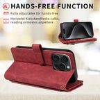 PU Leather Phone Case for IPhone 17Air  17 Pro Max 16 Pro Max 16e 15 14 13 12 11 Pro Max Plus  Flip Wallet Style Phone Cover