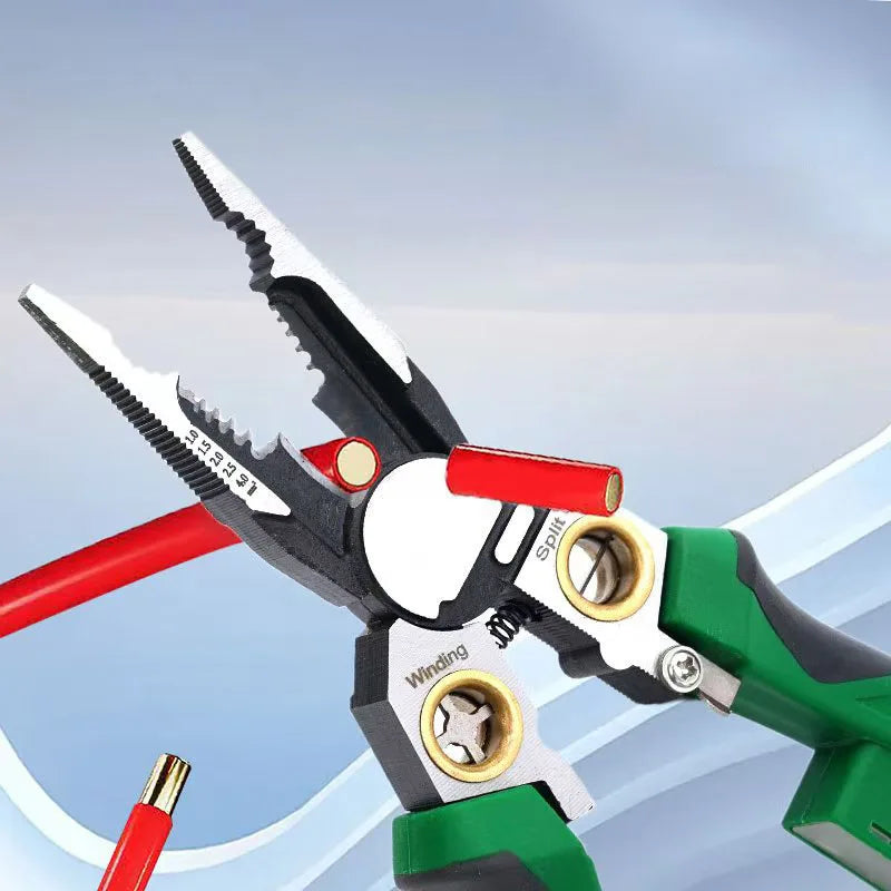 8-in-1 Electrical Stripping Pliers Precision Electrician Pliers Professional Electrician Maintenance Tools Convenient Efficient