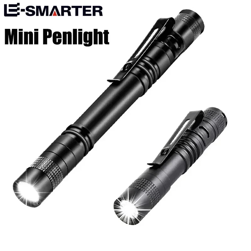 Mini Portable LED Pen Light Pocket Ultra Bright High Lumens Handheld Flashlight Linterna Torch For Camping Outdoor Emergency