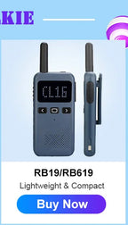 RETEVIS RT622 Walkie Talkie Mini 2 pcs PMR 446 Portable Two-way Radio ht PTT Walkie-talkies Communication Radio for Restaurant