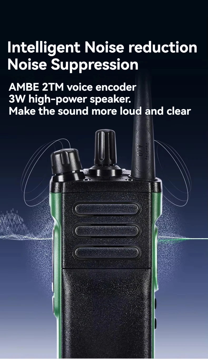 DMR GPS 10W DM-32UV BAOFENG DM32 Walkie Talkie Multi Band TDMR Dual Time Slot Wireless Copy Frequency Type-C AM/FM Two Way Radio