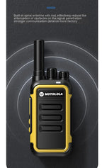 Motolola F1 Walkie Talkie  Portable Two-Way Radio UHF Transceiver Set Walkie-talkies Radio Walkie Talkie Long Range COD
