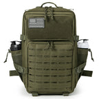 45L Men's Tactical Backpack with Double Cup Holder Hunting Backpack Outdoor Camping Gear Backpack Hiking Survival Backpack