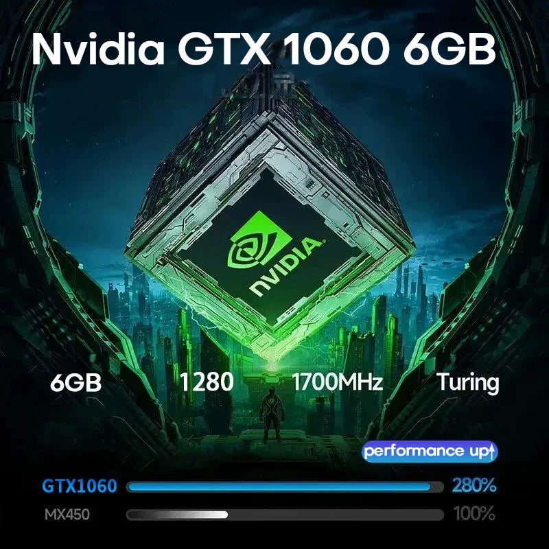 16" Gaming Laptop intel Core i7-6700HQ GTX 1060 IPS 1920*1200 Notebook PC Gamer 16GB DDR4 1TB SSD Windows 11 Pro Laptop Computer