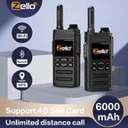 Zello 4G LTE&WiFi POC walkie Talkie - Bluetooth Connection, Long Battery Life, Fast Charging, Essential for Professional Outdoor
