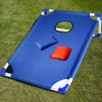 Portable Cornhole Board Set with 6 Bags Outdoor Toss Game Set for Kids Adults Family Outdoor Yard Toss Game Sports Entertainment
