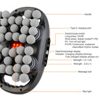 42-Heads Fascia Gun High-Frequency Vibration Body Massage Gun Back and Waist Massager Neck Shoulder Massager Muscle masajeador