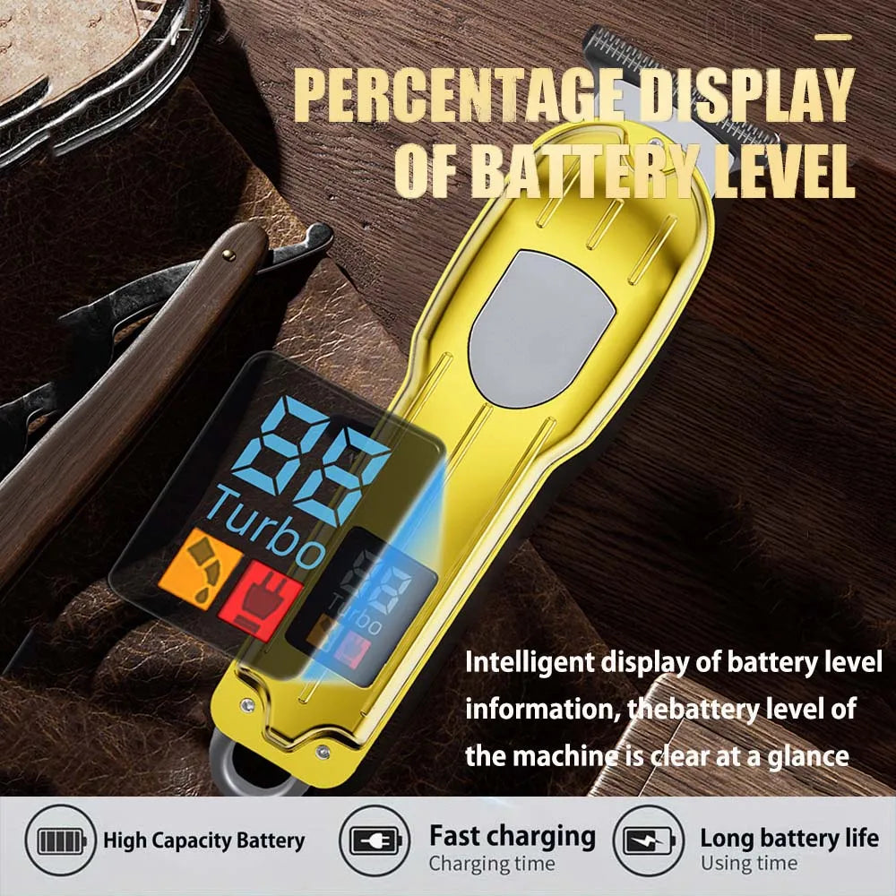 Hair Clippers for Men Professional, Barber Clippers and Trimmers Set, Cordless Hair Clippers for Hair Cutting Kit