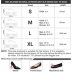 Silicone Waterproof Shoe Covers Reusable Overshoes with Zipper Resistant Rain Boots Non-Slip Washable Protection for Women Men