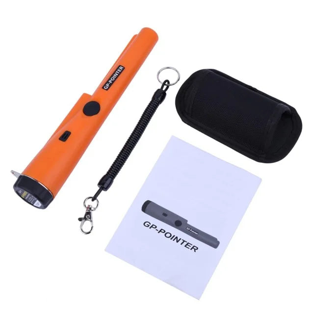Metal Detector Pinpointer Waterproof Handheld Pin Pointer Wand Golden Treasure Hunting Unearthing Tool Accessories