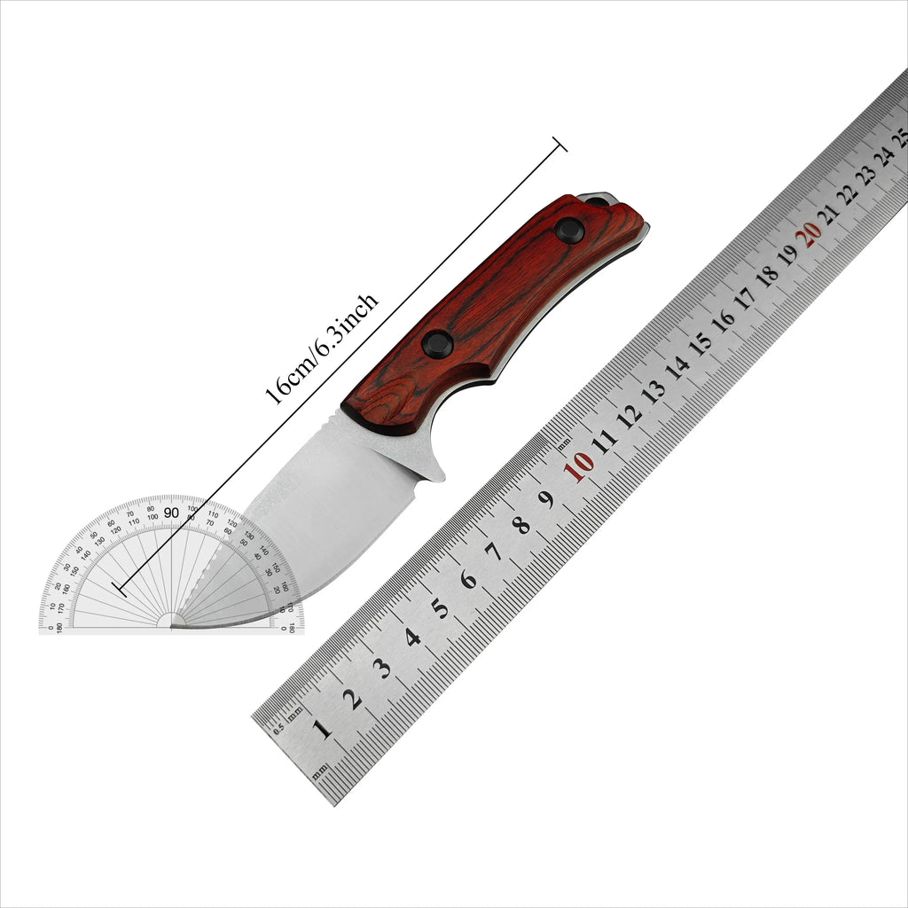 Hidden Canyon Hunter 15017 High-Strength Straight Knife Outdoor Tactical Camping Hiking  EDC Practical Cutting Knife Men's Gift