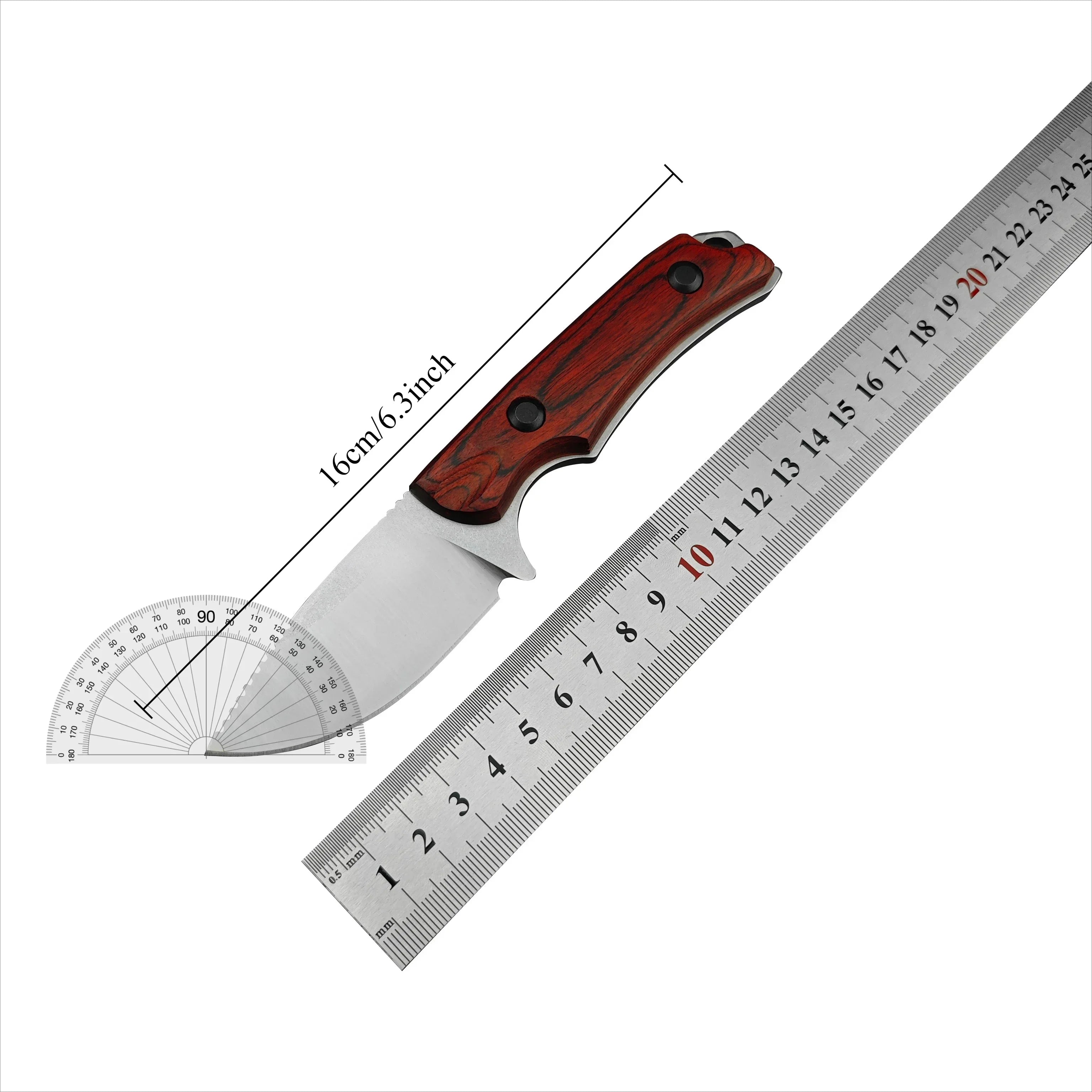 Hidden Canyon Hunter 15017 High-Strength Straight Knife Outdoor Tactical Camping Hiking  EDC Practical Cutting Knife Men's Gift