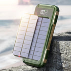 80000mAh Large Capacity Portable Outdoor Solar Mobile Power 4 in 1 Built in Cables LED Digital Display For iPhone Samsung Xiaomi