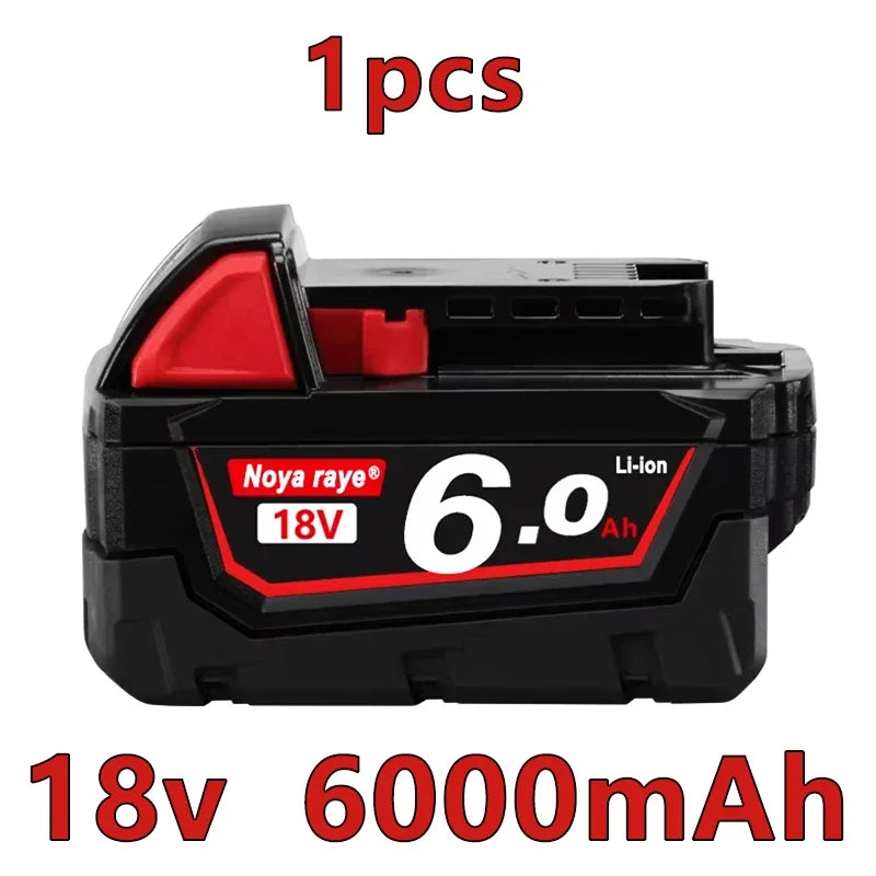 For Milwaukee 18V/ 3Ah 5Ah 6Ah 18650 Lithium Replacement Battery For Milwaukee 48-11-1860 48-11-1850 48-11-1840 Tool Battery