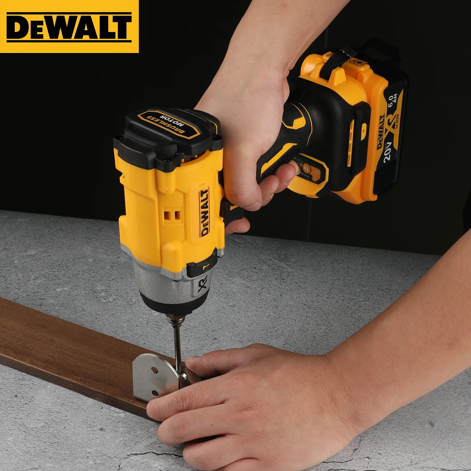 DEWALT DCF922 ATOMIC 20V MAX 1/2 in Cordless Impact Variable - speed Electric Wrench with Detent Pin Anvil