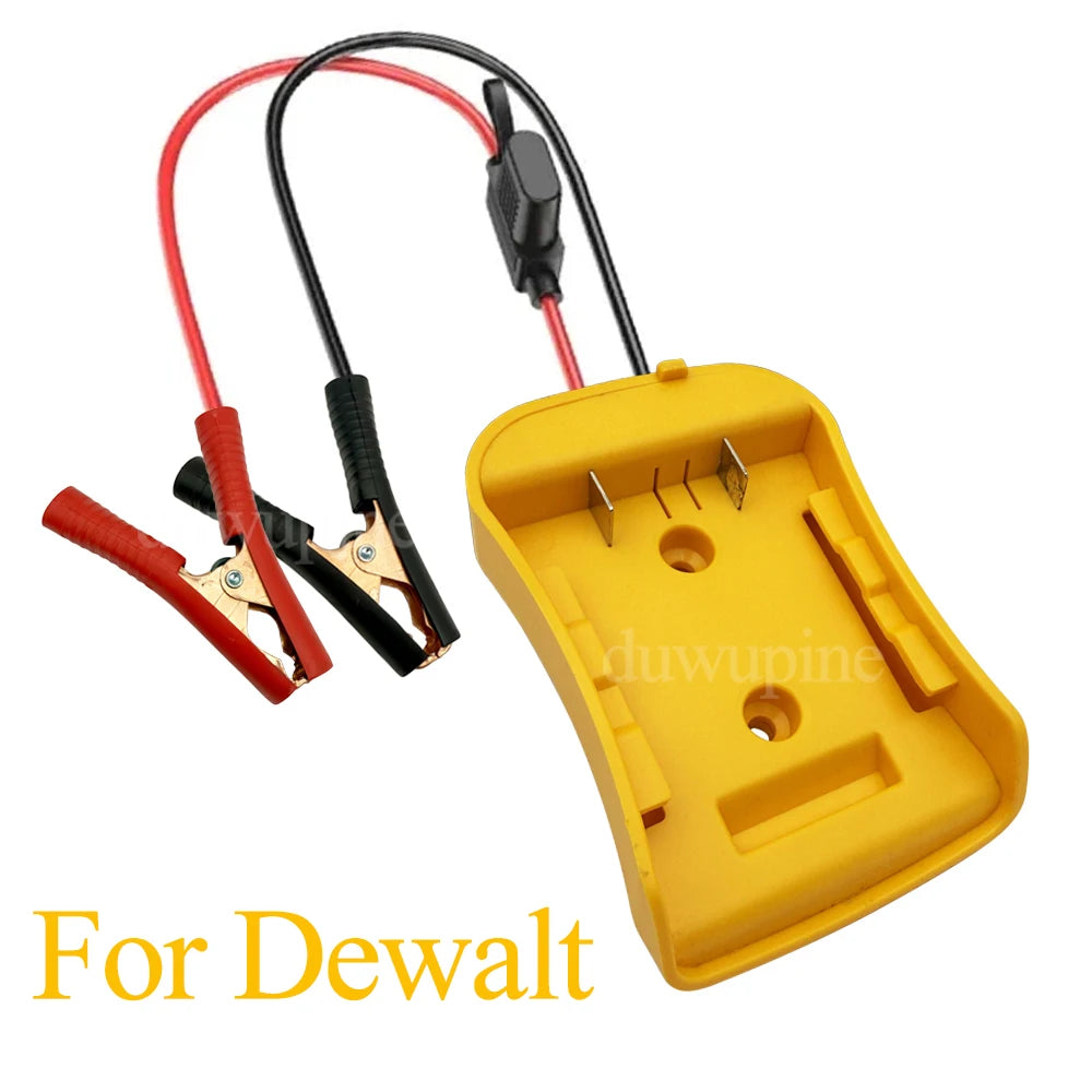 Car Emergency Power DIY Adapter Automotive 30A Fuse Igniter Jump Starter for Makita for Milwaukee for Dewalt 18V Li-ion  Battery