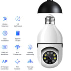 4G WiFi IP Camera E27 Bulb Cam 3MP Wireless Baby Monitor AI Tracking Security Video Surveillance Pet Cam SmartLife Indoor