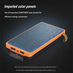 Xiaomi Solar Power Bank 20000mAh with 4 Solar Panel Wireless Charger Powerbank for iPhone 15 Huawei Xiaomi Samsung Poverbank Hot