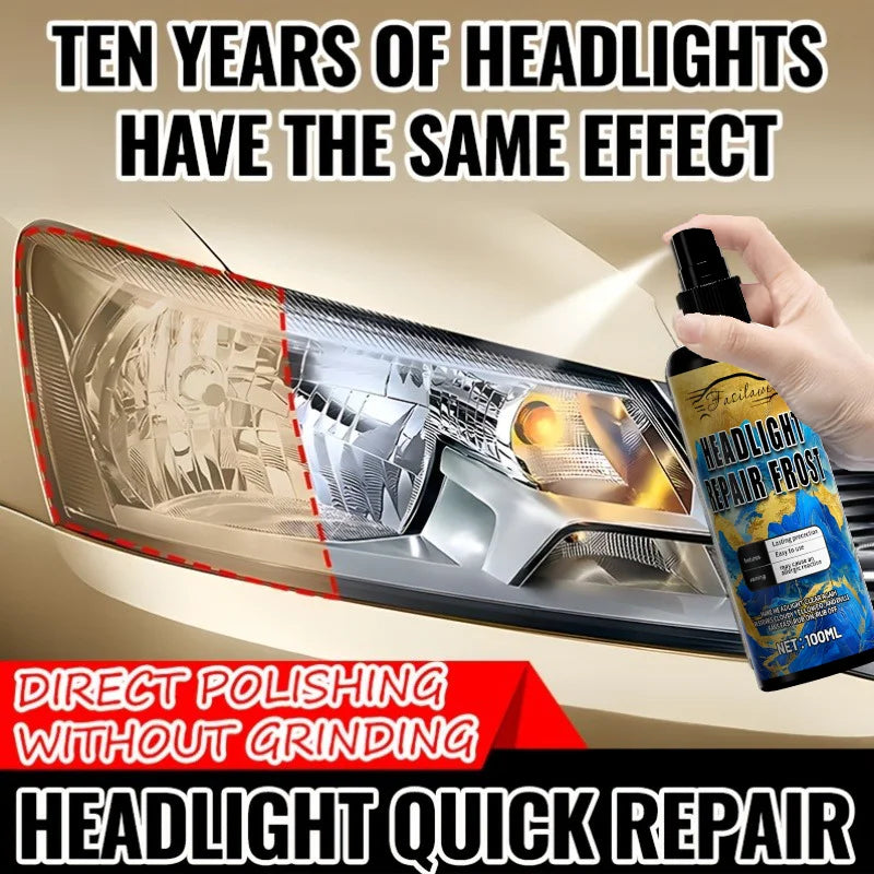 Car headlight repair liquid, antioxidant/polishing agent, remove scratches, brighten the headlights, nourish the headlights